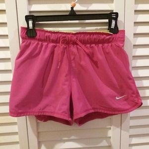 Nike Girl's Pink Running Shorts Size S